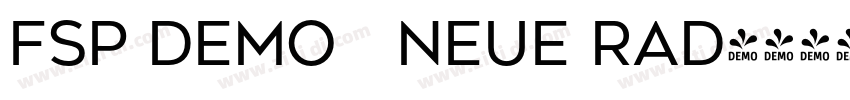 FSP DEMO   neue Rad字体转换